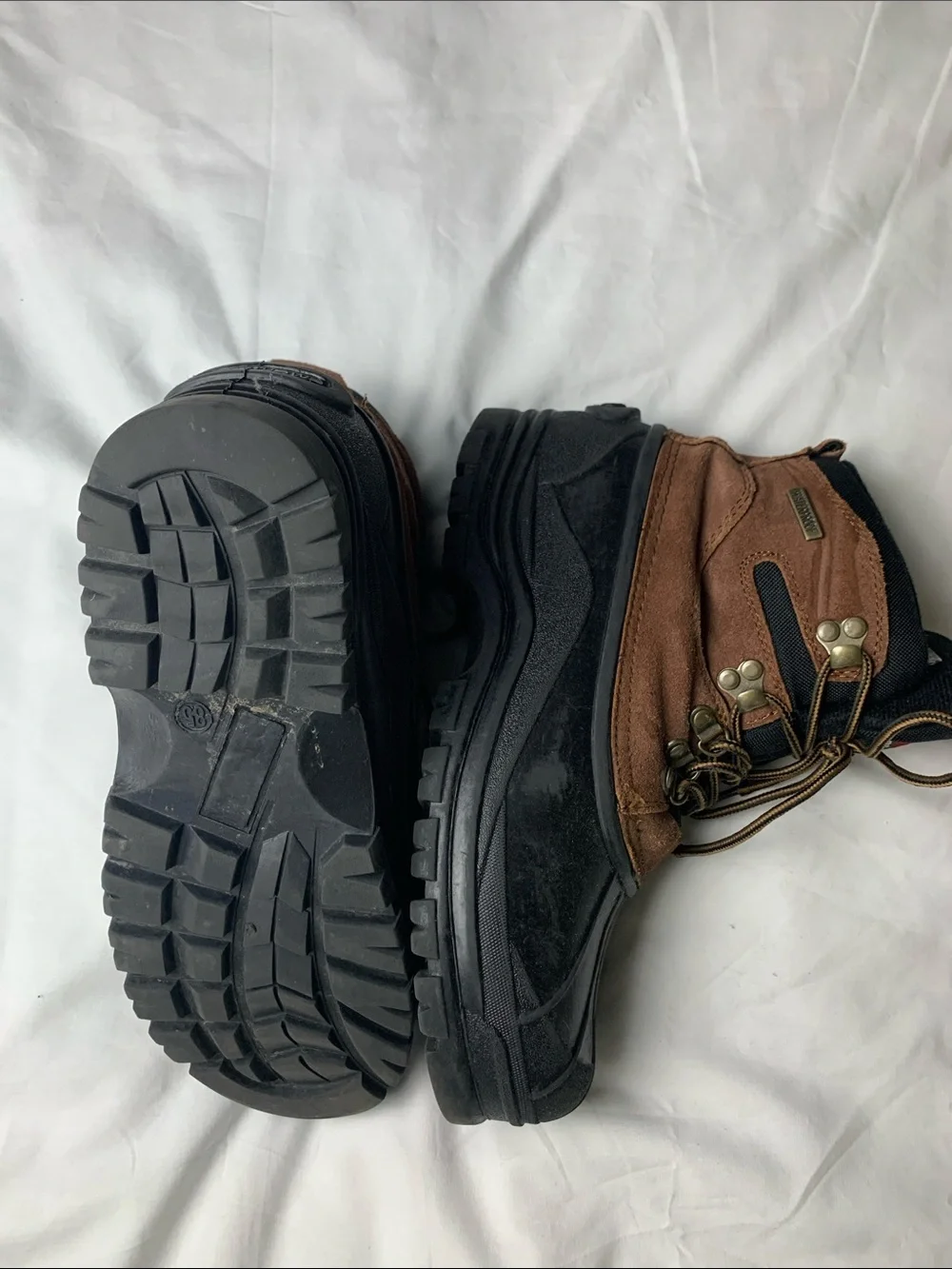 Kingshow Men's 8.5 Leather Thermolite Waterproof Construction Workwear Boots